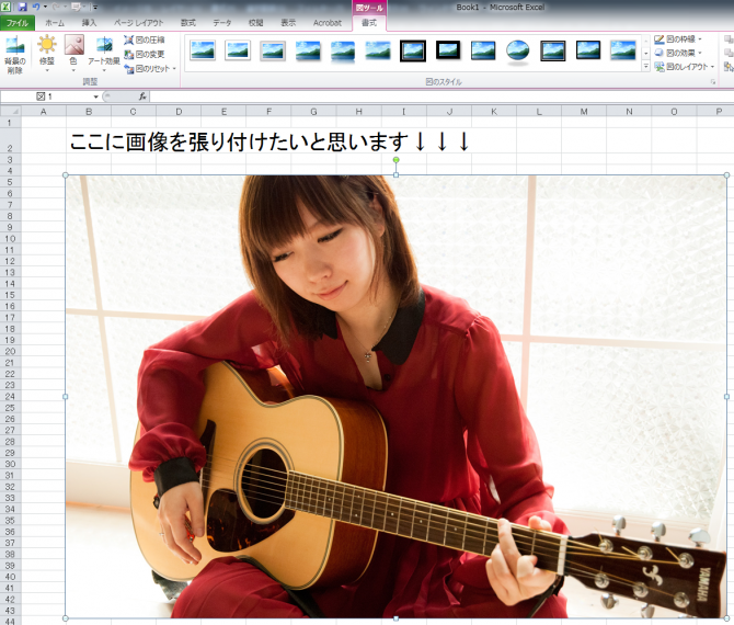 Excelに画像 写真を張り付けて使う方法 Excelで画像の切り抜き トリミング 方法 Yossy Style