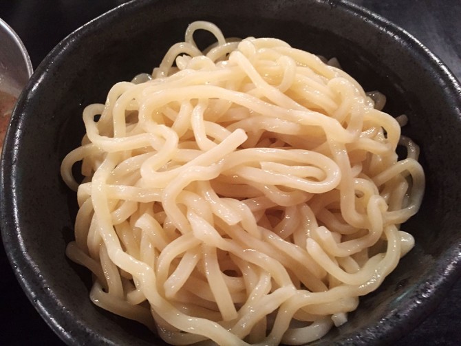 カガミハラ55／つけ麺（大盛り）の麵