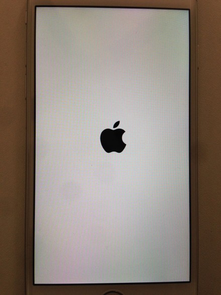 iPhone／初期セットアップ画面