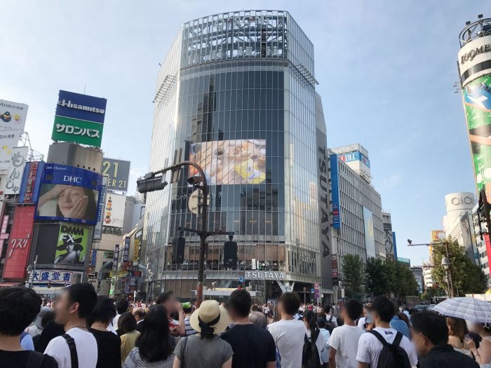 渋谷のスクランブル交差点