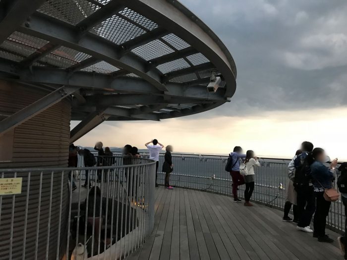 江の島展望灯台の屋上