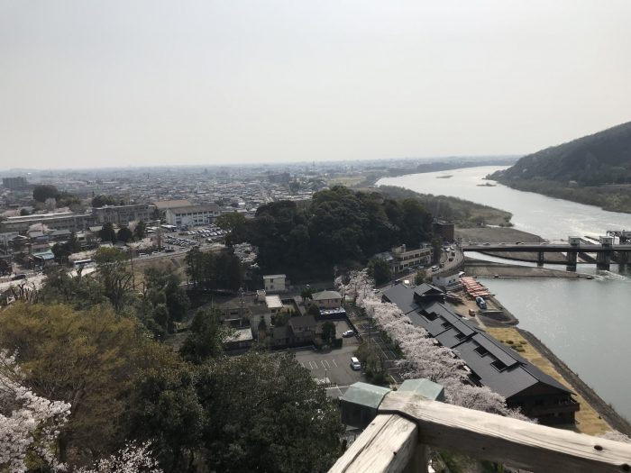 犬山城天守からの眺め